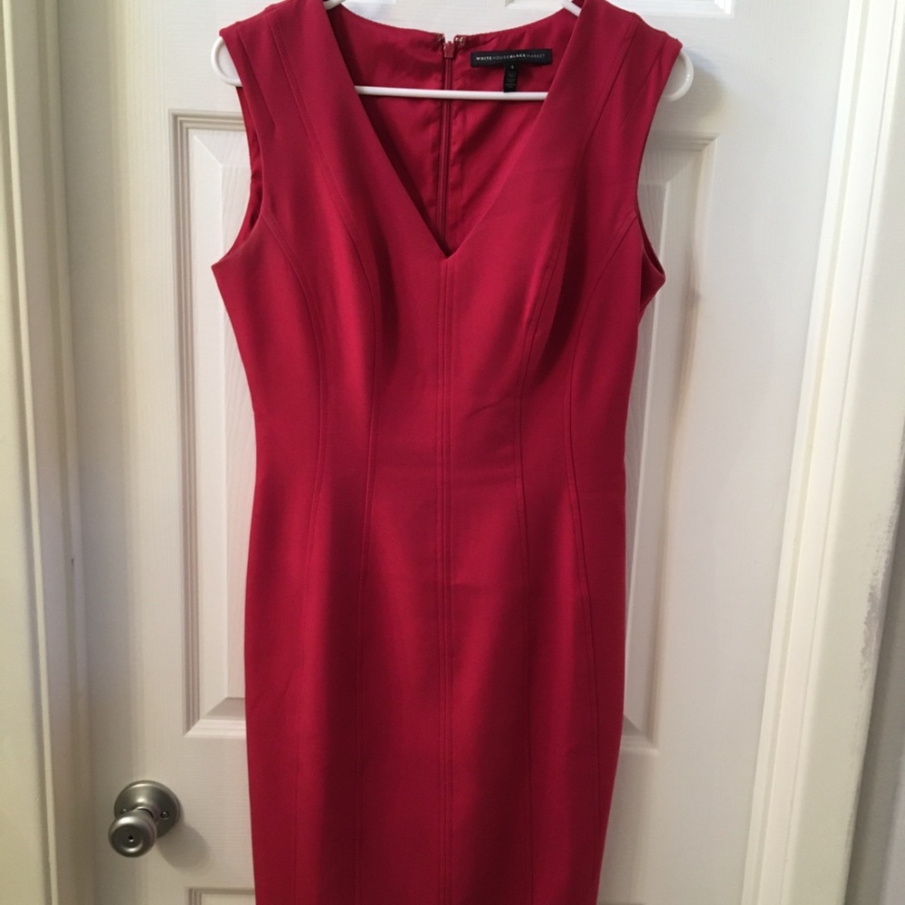 Dark Pink Work Dress